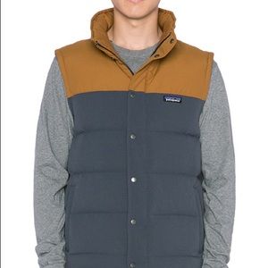 Patagonia Bivy Down Vest in Smolder Blue